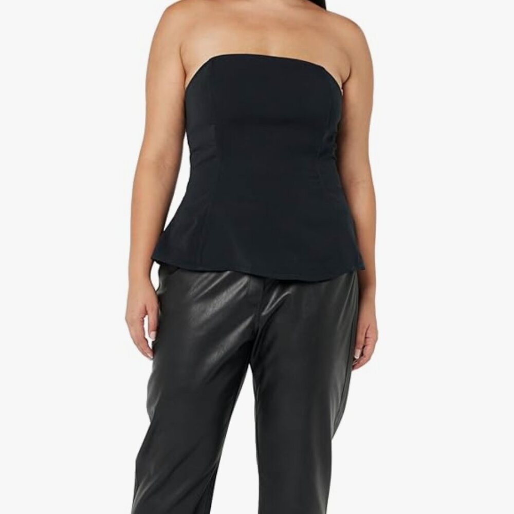 The Drop - Alejandro Strapless Corset Top - Black - XL